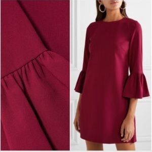 Alice + Olivia Burgundy Midi Dress
